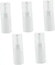 Healeved 5Pcs Refillable Empty Plastic Dropper Bottles for Liquid Dispensing Travel Friendly Leak Design for Essential Oils DIY Perfume and Cosmetics