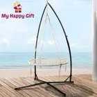 Keezi Kids Outdoor Hammock Chair with Steel Stand Swing Nest Spider Web 100cm