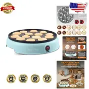 Electric Mini Pancake Maker with Non-Stick Surface - Fun Poffertjes for All