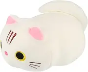 1Pc Adorable Cat Plush Doll Pillow Soft Long Column for Home Decoration as Sofa Cushion Backrest Present for Cat Lovers Design