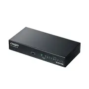 ELECOM Switching Hub Gigabit 8 Port Metal Housing with Magnet Built-in Power Sup