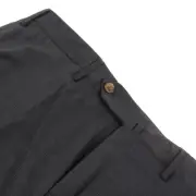 PT01 NWT Flat Front Dress Pants Size 48 32 US Dark Gray Small Pattern Wool Blend