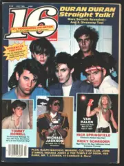 MAG: 16 Magazine 7/1984star pix & info-Duran Duran-Michael Jackson-Van Halen-...