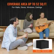 Acoustic Foam Panels 52 Pack Soundproofing For Studio Wall Ceiling Tiles 12x12x
