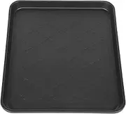 NUOBESTY Waterproof Shoe Tray Boots Shoes Boots Display Tray Potted Pad Plate Flower Pot Mat Plastic Black