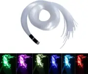 Fiber Optic Light End Glow Cable 50Pcs Ф0.03In(0.75Mm) 9.8Ft/3M PMMA Plastic Cab
