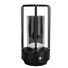 Portable Cordless Table Lamp Touch Dimming 2000 mAh Battery Black