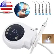 LED Light Dental Ultrasonic Scaler & Handpiece 5*Tips for Cavitron EMS