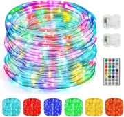 Battery Powered Marine Boat Lights, 2 Pack Total 65FT IP68 RGB Waterproof Boat P