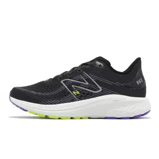 New Balance 慢跑鞋 Fresh Foam X 860 V13 寬楦 大童 女鞋 黑 紫 運動鞋 NB 紐巴倫 GP860Q13-W