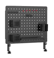 Brateck Desktop Storage Bracket, Clamp Mounting Design: firmly attaches to the table, providing great stability PB-002-KP01