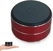 Buzzgo Speaker, Buzzgo Bluetooth Speaker, Black Technology Bone Conduction Bluetooth Speaker, Bone Conduction Resonance Subwoofer (Red)