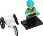 LEGO Series 22 Minifigures col22-12 Wheelchair Racer BRAND NEW