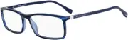 NEW Boss (hub) BHB 0680 Eyeglasses 038I Blue Horn 100% AUTHENTIC