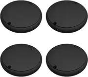 zolyet Luggage Key Finder Portable BT Compatible with Find My -Lost Tags for Wallets Cars Pets Black 4Pcs