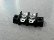 2 Pcs - 2 Post SATO Parts Japan Bakelite Terminal Connector 6A-250V #NOS#