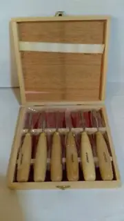 Snap Dragon 6 Piece Wood Chisel Set With Carrying Case RT-M106