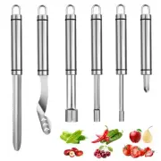 6 Pcs Jalapeno Pepper Corer Zucchini Cucumber Corer Remover for Kitchen