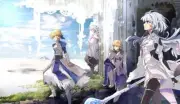 Anime merlin fate prototype stay night saber Stitched Gaming Mat Desk
