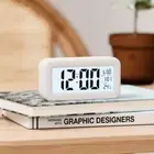 Temperature Date Snooze Table Clock LED Digital Electronic LCD Clock Student