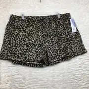 Valour Sleep Short Animal Print 3X Plus Just Be...NWT