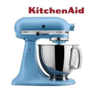 【KitchenAid】4.8公升/5Q桌上型攪拌機(絲絨藍)