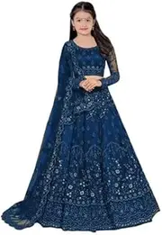 [I NINJA ENTERPRISE] Kids Embroidery Design Lehenga Choli With Multi color 3 To 14 Year Girls