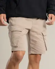 [Lucid] Lucid Men's Symbol Walk Shorts in Stone Grey Size 30 30 Stone Grey