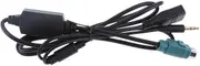 Baosity Auto AUX Audios Cables Car Sound Connector Cables Adapters to iPhone/iPod USB 1.5m