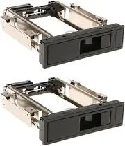 2X 5.25 Bay Tray Mobile Rack for 3.5" III HDD Backplane Enclosure/183/199
