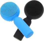 ASAKKURA Manual Facial Cleansing Brush Set Double-sided Exfoliating Brush for Silicone Facial Exfoliator Tool for Skin Care
