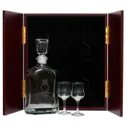 HMAS Albatross Decanter & Glasses in Display Case