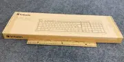 VERBATIM SLIMLINE 99202 CORDED KEYBOARD & MOUSE 1908-494 - NIB, Sealed -