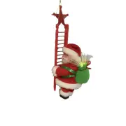 NNEOBA Santa Claus Climbing Ladder Christmas Decoration