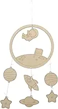 HAWILLOSCH 1pc Unfinished Dreamcatcher Pendant for DIY Wall Decoration Craft with Fine Workmanship for Home Decor and Personalization Hanging Art Space