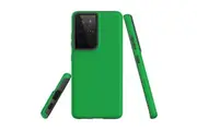 For Samsung Galaxy S21 Ultra Case, Tough Protective Back Cover, Green