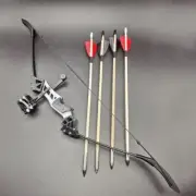 Outdoor Mini Recurve Bow Portable Powerful Aiming Shooting Bow &Arrow Detachable