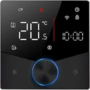 Smart WiFi Thermostat Voice Controlfor Water, Gas, Boiler Heating, Digital Weekly Programmable Temperature Controller with Dimmable Light Color, Weekly Programmable (Water