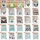Color Panda Doona Duvet Quilt Cover Set Single Double Queen King Super King Bed