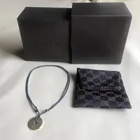 在飛比找蝦皮購物優惠-保證正品 GUCCI 黃K金 項鍊 18KT 男女都適合