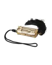 Dolce & Gabbana Exotic Leather Mini Mirror Tassel Make Up Holder Bag with Neck