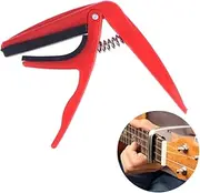 Abaodam Professional Ukulele Capo Zinc Alloy Tuner for Guitar Ukulele Single Handed Operation Easy to Use with Spring Loaded Clamp for Beginners and Experienced