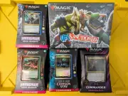 Magic the Gathering: 4x Sealed Commander Decks plus Unsanctioned Box Set