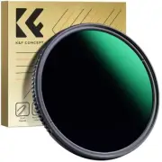 K&F Concept Variable ND 77mm Filter ND3 ND1000 D Series 49 52 55 58 67 82mm