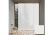 Light Filtering Panel Blinds 140cm~360cm(W)x230cm(D) White