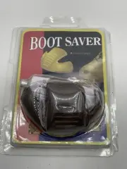 Dark Brown Boot Saver Toe Guards Work Boot Protectors NEW. Complete kit.