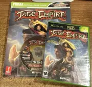 XBOX - JADE EMPIRE Bundle: Game & Prima Strategy Guide NEW Factory Sealed! w/DVD