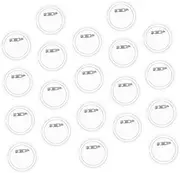 GLSTOY 20pcs Acrylic Photo Button Badge Making Kit DIY Blank Badge Supplies for Crafts for Souvenirs and Decorations