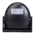 Intelligent Door Bell Motion Sensor Theft Alarm Chime for Home Security (Black)