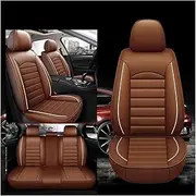 LEJOLI Car Seat Covers Universal Set for Renault Arkana Twingo Twingo ZE Duster Détour Latitude EZ-Pro Kadjar Captur Car Accessories, Brown